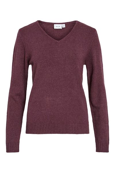 VILA Strickpullover VIRIL V-Ausschnitt