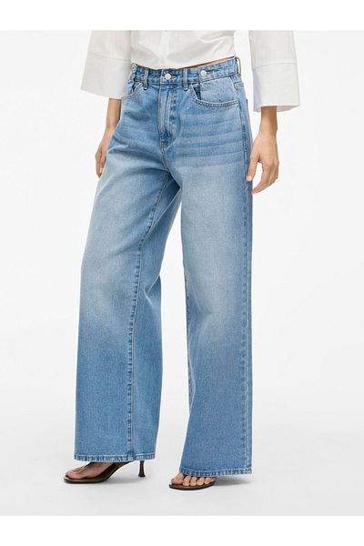 VILA Wide Fit Jeans VIHELIA High Waist