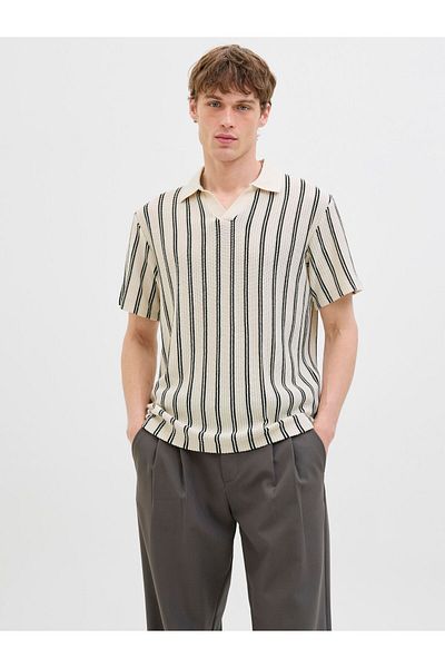 Jack & Jones Premium Poloshirt Gestreift Poloshirt