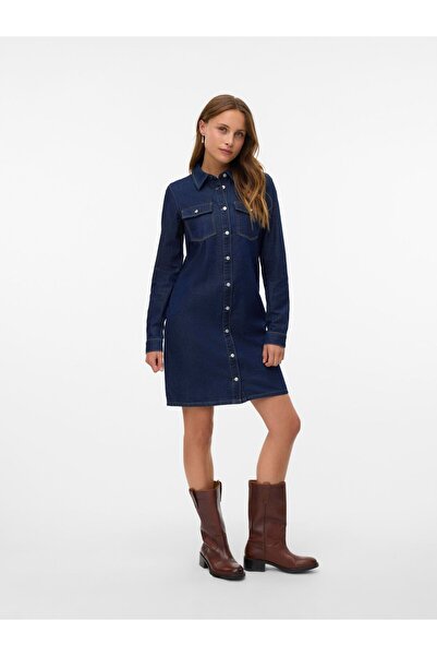 Vero Moda Jeanskleid VMJENNIE Kurzes Kleid