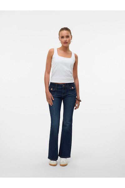 Vero Moda Ausgestellt VMJEAN Niedrige Taille Ausgestellt Jeans