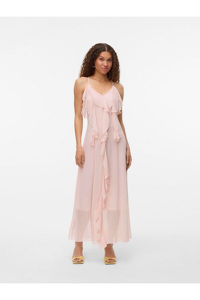 Vero Moda Kleid VMCAMILLE Langes Kleid
