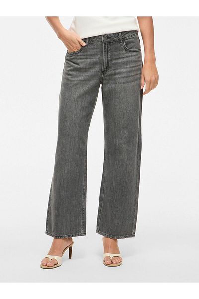 VILA Wide Fit Jeans VIPALMA Mid-Waist
