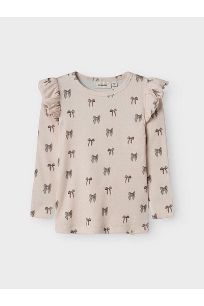 Lil' Atelier Oberteil mit langen Ärmeln Slim Fit