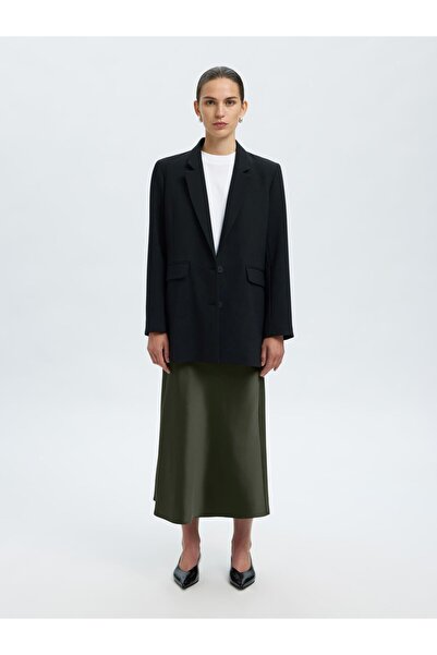 Selected Femme Midirock Satin