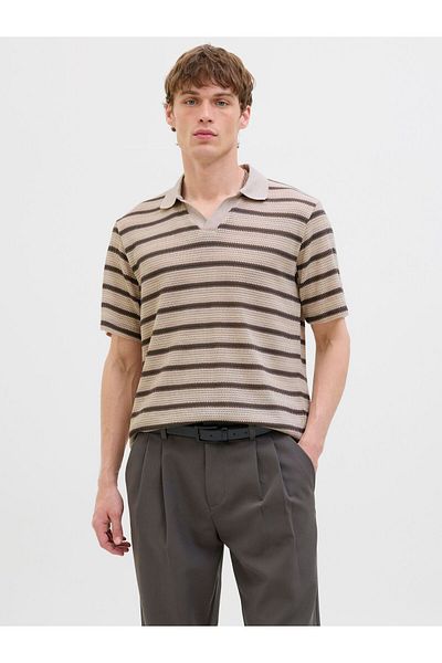 Jack & Jones Premium Poloshirt Gestreift Poloshirt