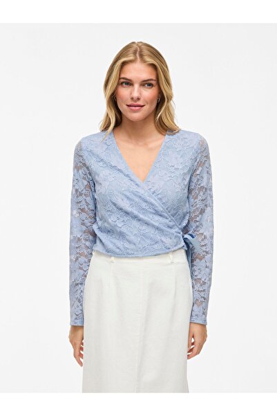 VILA Wickeloberteil VILACEY Spitzen