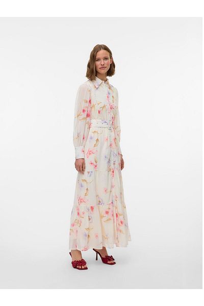 Vero Moda Hemdblusenkleid AWIRIS Langes Kleid