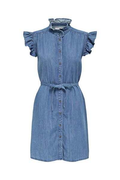 ONLY Jeanskleid ONLSHANIA Kurzes Kleid