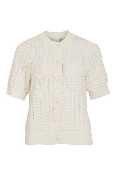 VILA Strickjacke VIVUA Kurzarm