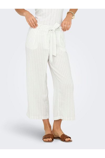 ONLY Hose mit weitem Beinschnitt ONLCARO Verkürzt Hose mit weitem Beinschnitt