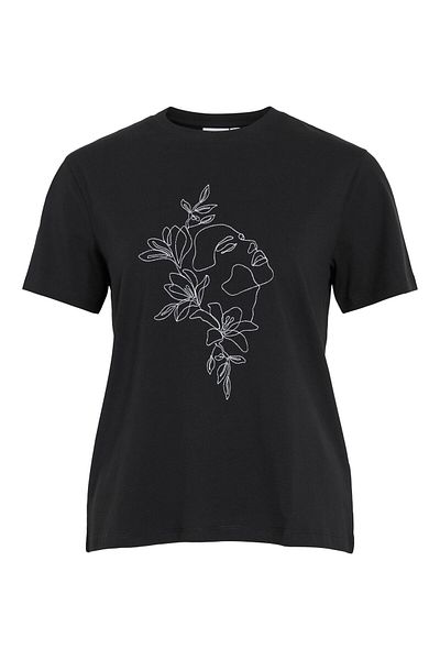 VILA T-Shirt VINORA Rundhals