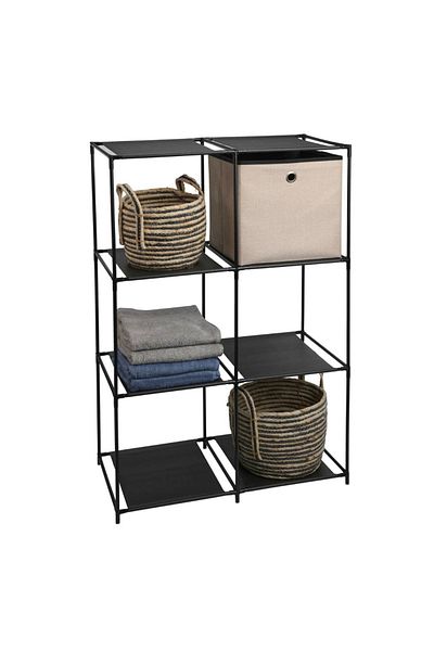 Gift Design Raft metalic cu 8 rafturi - organizator multifuncțional pentru baie, dormitor sau living