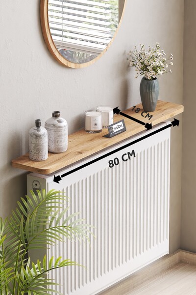 meDDex Petek Petek Üstü Raf 80x18 Çam