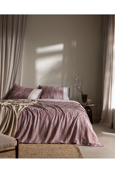 Madame Coco Clarette King Size 100% Cotton Madame Coco Crep Printed Duvet Cover Set - Colorful