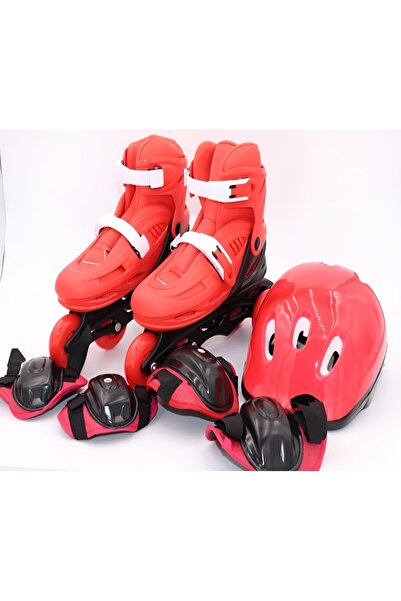 rexa مجموعة زلاجات مضمنة قابلة للتعديل للأطفال مع خوذة ومعدات حماية