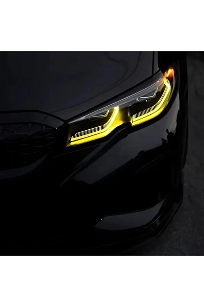 Genel Markalar Bmw G20 3 Serisi 2020-2022 Arası Uyumlu Yellow DRL Led Laser /...