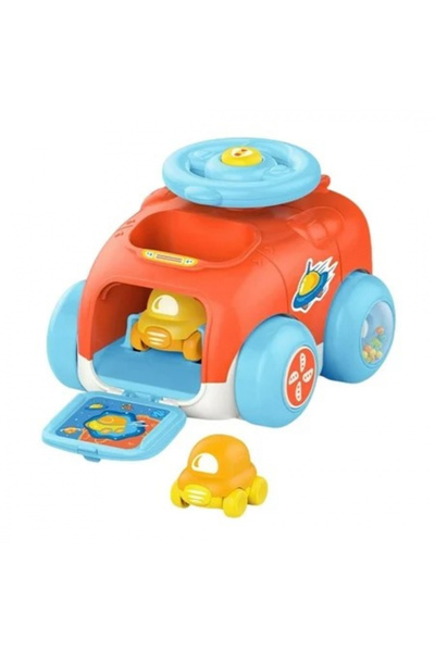 OEM Set mașină cu spațiu interior depozitare și 2 mașinuțe cu catapultă