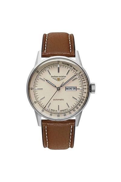 Bauhaus Mens Watch Bauhaus 2366-5, Automatic, 42mm, 10ATM