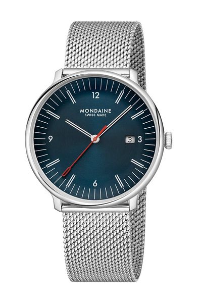 MONDAINE Mens Watch Mondaine MLE.41240.LQV.SET, Quartz, 41mm, 5ATM