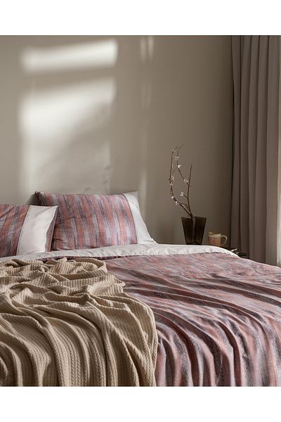 Madame Coco Clarette King Size 100% Cotton Madame Coco Crep Printed Duvet Cover Set - Colorful