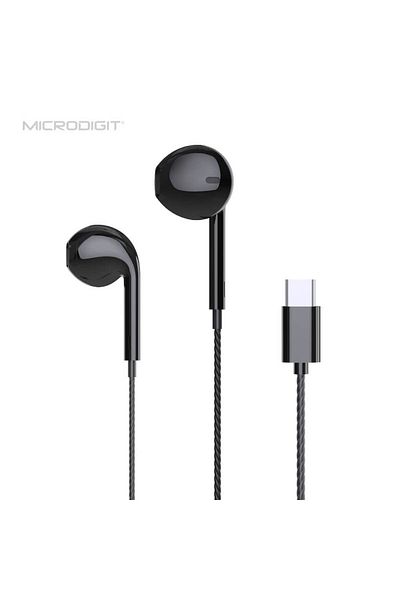 Microdigit Wired Stereo Earphone Type-C | DE422T
