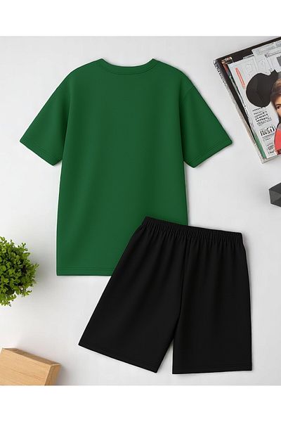 uyguntarz Σετ σορτς Unisex Brooklyn με εμπριμέ σχέδιο