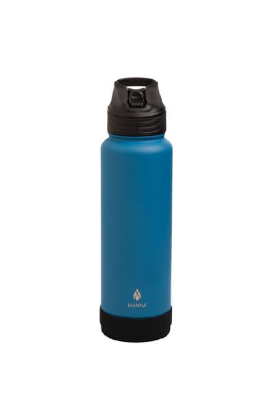 manna Timber Stainless Steel BPA-Free Leak-Proof Water Bottle