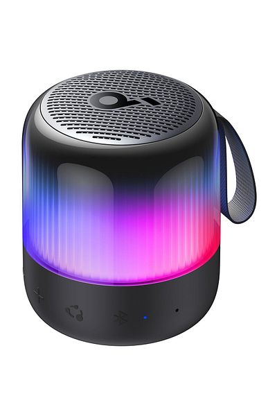 Anker Boxă portabilă wireless Anker SoundCore Glow Mini, 8W, 12 ore de redare, sunet la 360°, IP67, neagră