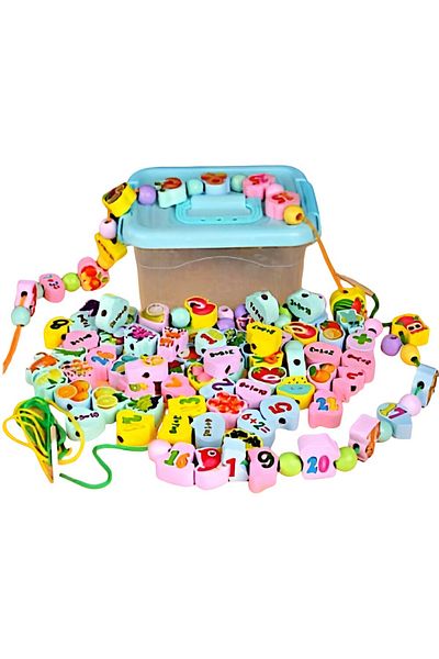 rexa Colorful Silicone Letter Beads