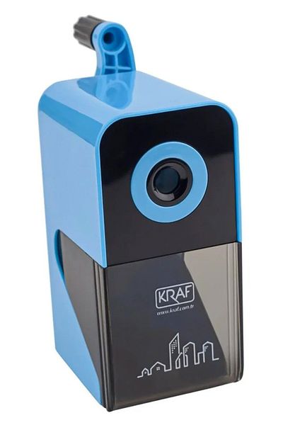 KRAF Pencil Sharpener with Sleeve Blue 700g