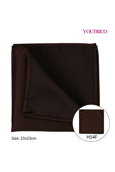 Youtrico Handkerchief-23*23cm,Suit Jacket with Pocket Collar-Foldable Polyester Silk,Portable