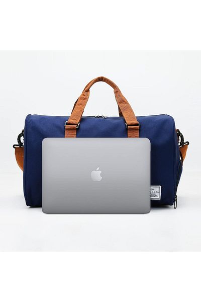Lumely Gym Sports Bag,Waterproof Travel Bag Wet Pocket and Shoes,for Gym,Sports,48x26x28cm,Blue