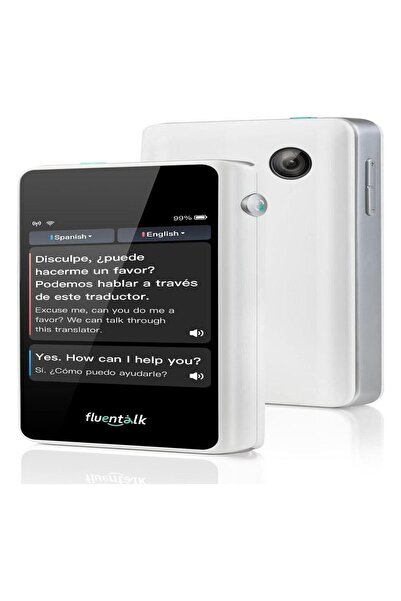 Fluentalk Timekettle T1 Mini Tercüman Cihazı WiFi Gerektirmez - Beyaz