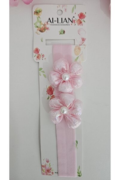 cityvision Banda de păr pentru copii și bebeluși cu perle florale duble - Ziu...