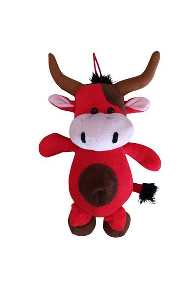 Hureggo Vintage Plush Cow 30 cm with Hanger