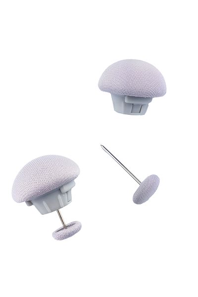 sehra Duvet Cover Quilt Case Bed Sheet Fixing Clip Mushroom Shape Buttoned Anti-Slip Needle Practical 8Li Gray Buckle