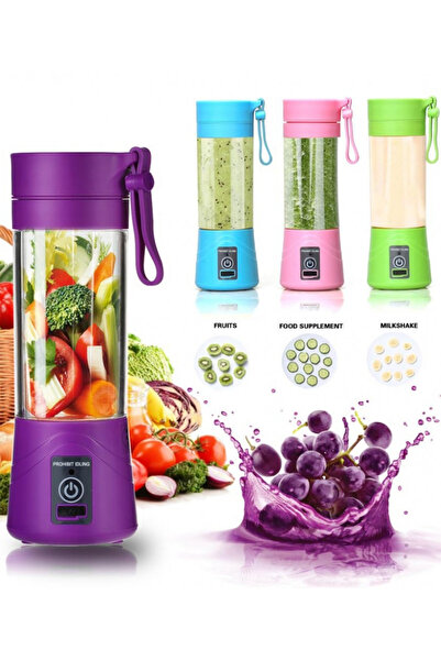 ROWENAROSE Şarjlı Portatif Taşınabilir El Blenderi Meyve Sıkacağı Mama Karıştırıcı Smothie Milkshake