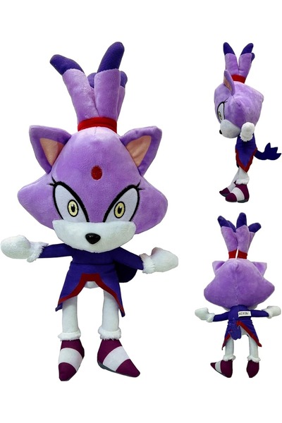 Toy Box Treasures لعبة قنفذ كلاسيكية من القطيفة مقاس 35 سم، لعبة قطيفة للأولاد والبنات، أفضل هدية (سوبر سونيك)