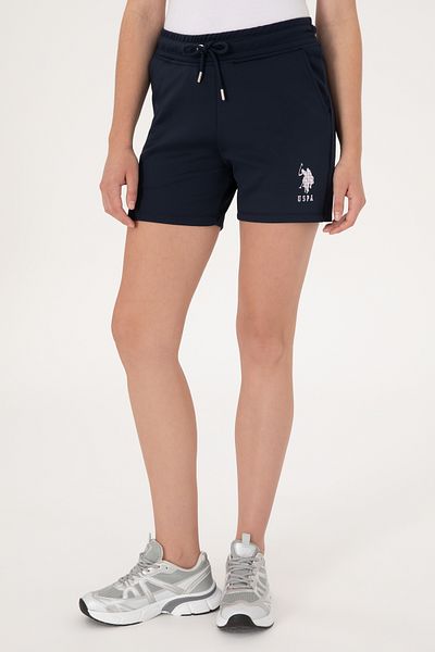 U.S. Polo Assn. Women's Navy Blue Knitted Shorts 50300858-Vr033