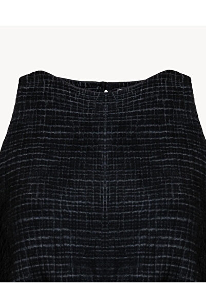 İKİKIZ Crinkle Black Crop Top