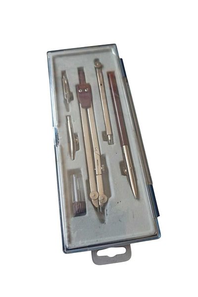 Rubenis Vintage Rubenis Metal Compass Set 6 Pieces