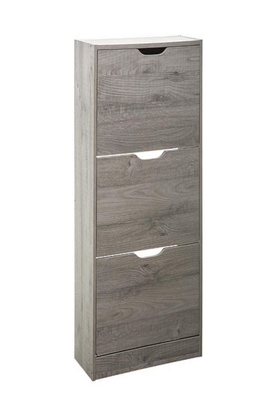 Five Simply Smart 3-Drawer Modern Design Rectangular Shoe Rack