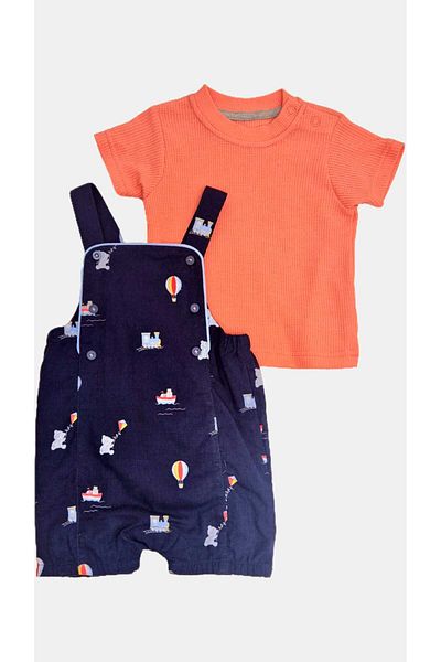 Nutmeg 2 Piece Set Jumpsuit+T-shirt