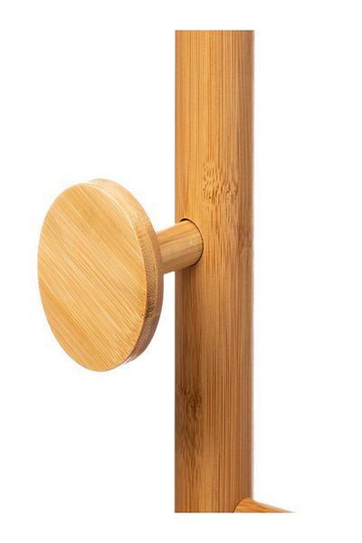 Five Simply Smart 8-Hook Durable High Quality Bamboo Coat Rack