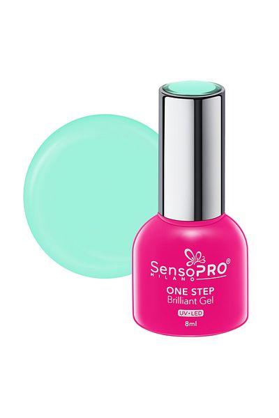 SensoPRO Milano Oja semipermanentă cu gel strălucitor într-un singur pas 8ml, Oasis Pleasure #53