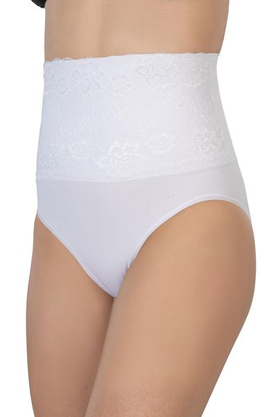bazaar-turkey all you need White Mi Emay 2090 Lace Front High Waist Slip Corset
