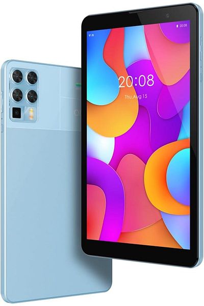 OTEETO Tab 8 Pro 5G Android Tablet, 8 inch Display, 8 GB RAM, 512GB ROM, 5000 mAh Battery, Grey (Blu
