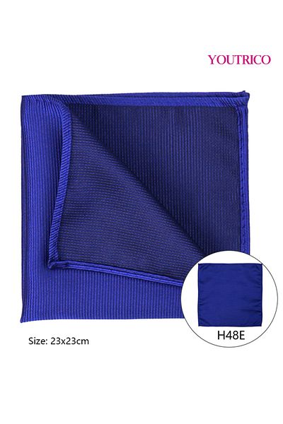 Youtrico Handkerchief-23*23cm,Suit Jacket with Pocket Collar-Foldable Polyester Silk,Portable