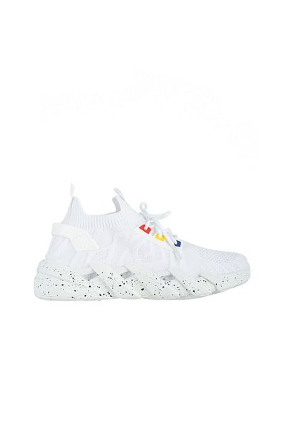 Kalapod Ankita women's white textile sports shoes